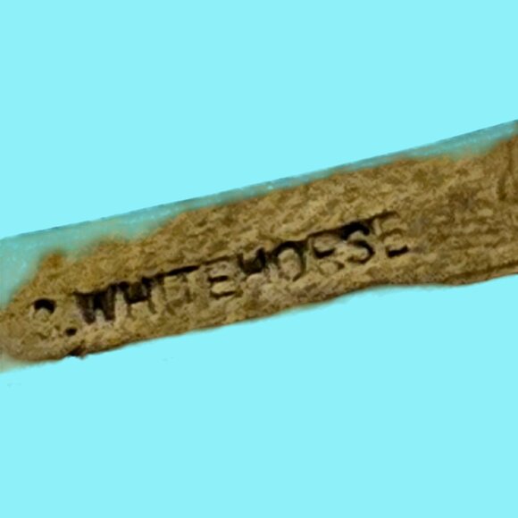 C. Whitehorse Vintage Engraved Cuff Brass Bracelet - Picture 6 of 6